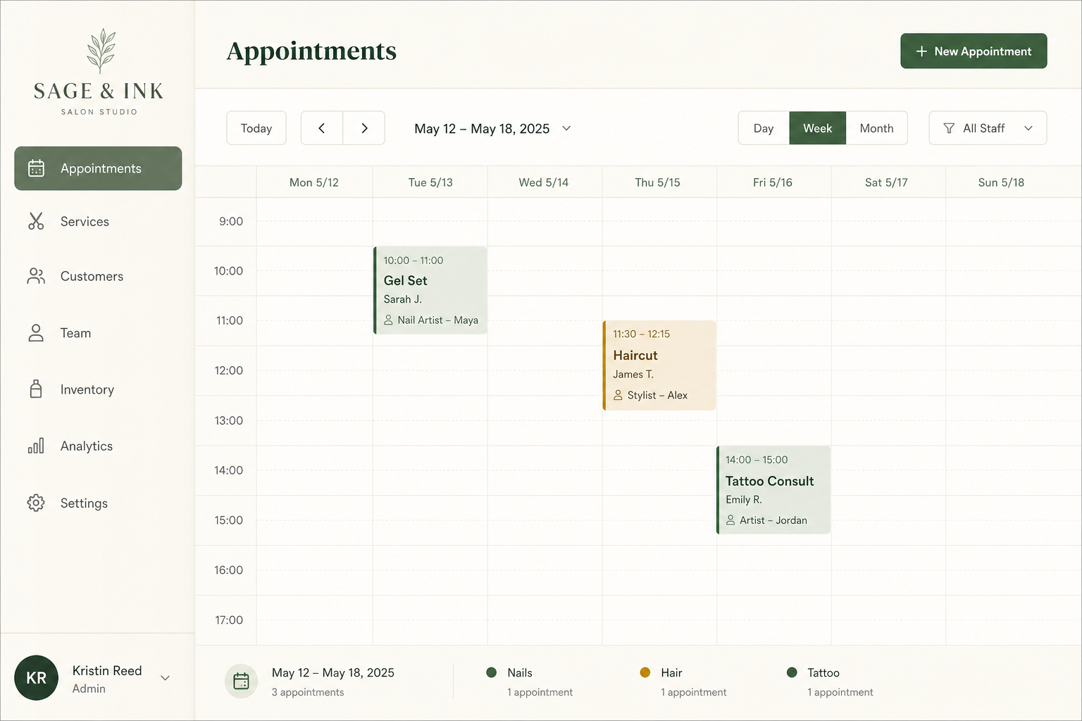 Appointment management