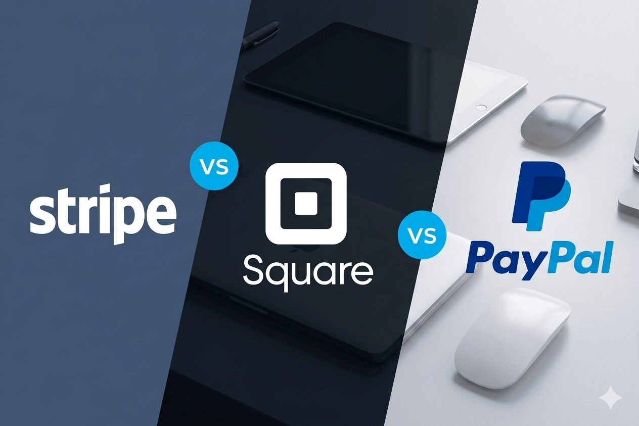 Square vs Stripe vs PayPal: Which Payment Processor Is Right for Your Salon or Service Business?