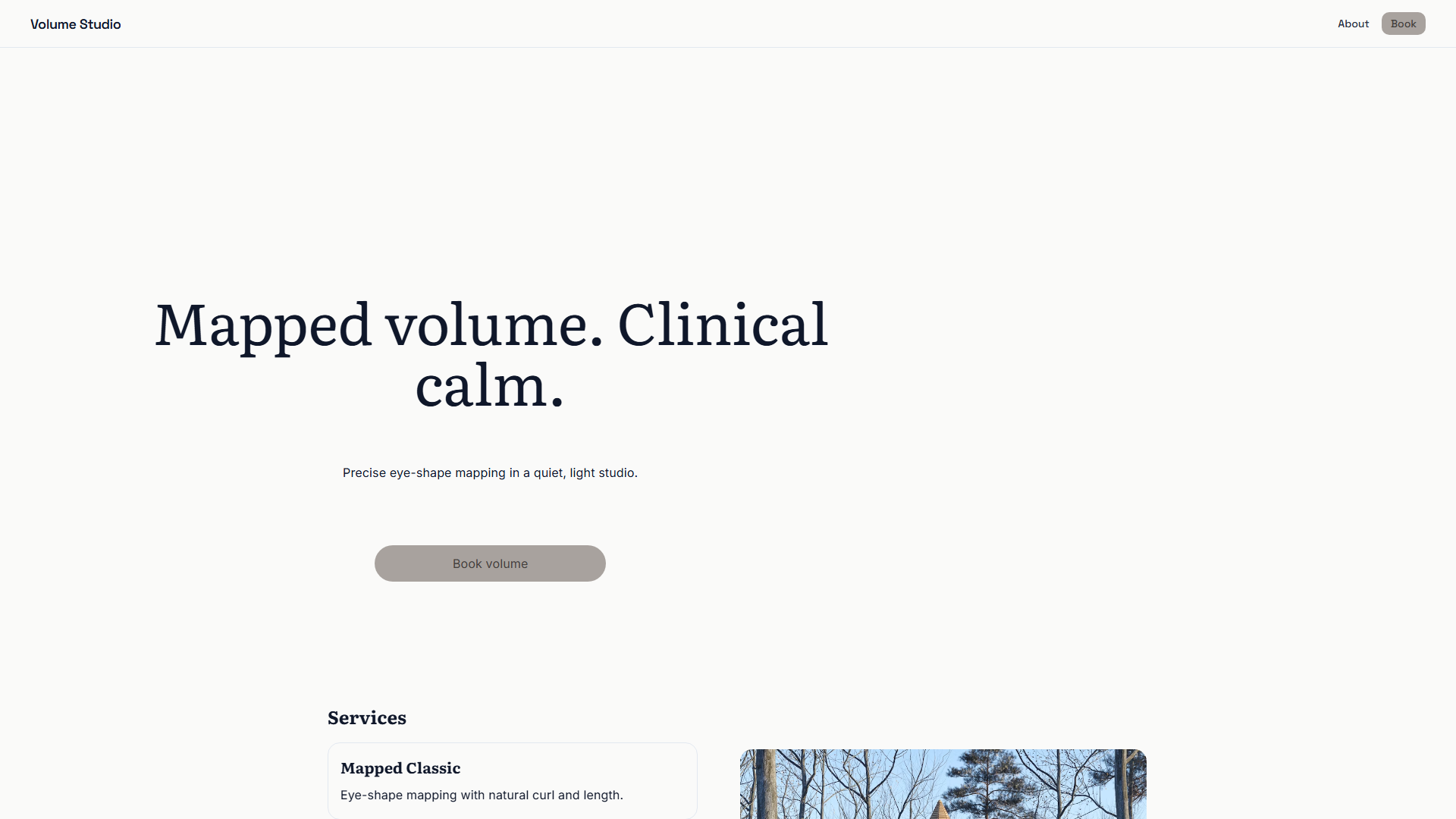 Lash studio website template